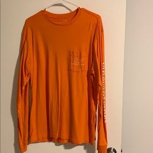 Vineyard Vines Orange Long Sleeve